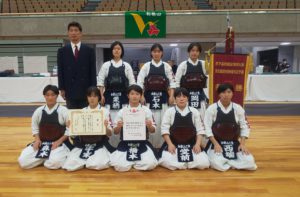 令和２年度　県高校体育大会　女子団体　優勝　和歌山工業高校