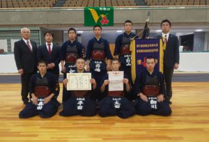 令和２年度　県高校体育大会　男子団体　優勝　和歌山東高校
